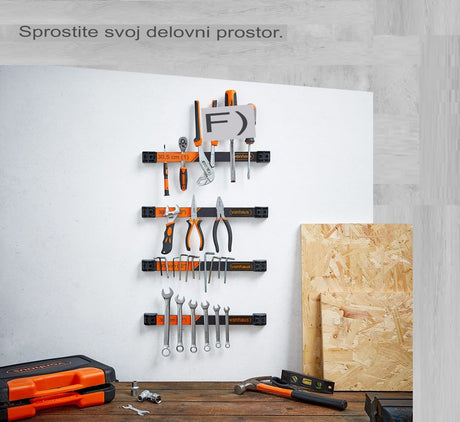 VonHaus magnetni nosilec za orodja 30cm 4 kosi