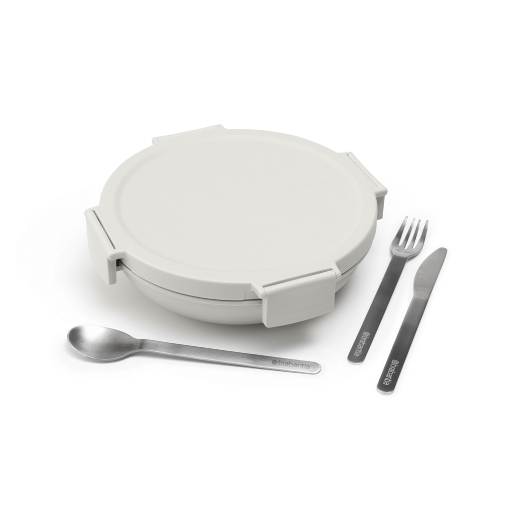 Brabantia posoda za kosilo 1L, svetlo siva