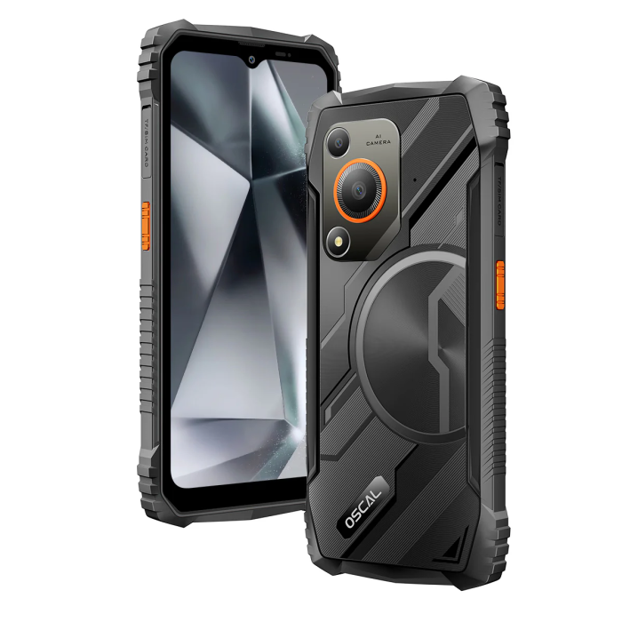 OSCAL MARINE 1 pametni robustni telefon 4GB + 128GB, črn