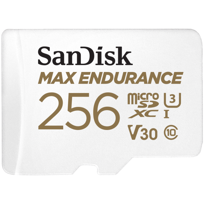 SanDisk MAX ENDURANCE microSDXC 256GB + SD Adapter