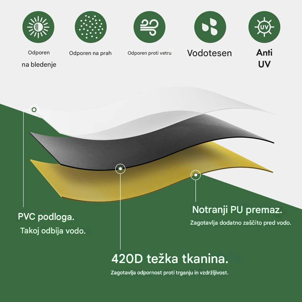 VonHaus Prevleka za žar črna