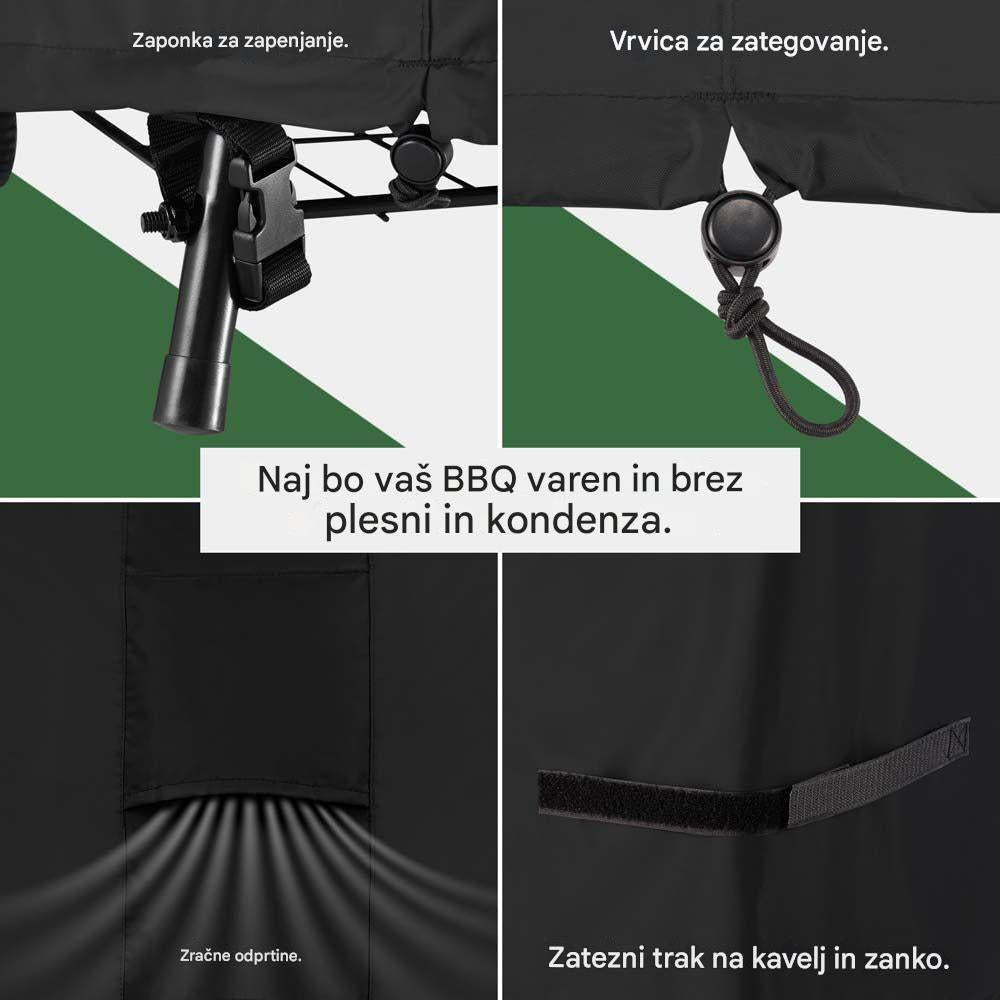 VonHaus Prevleka za žar črna