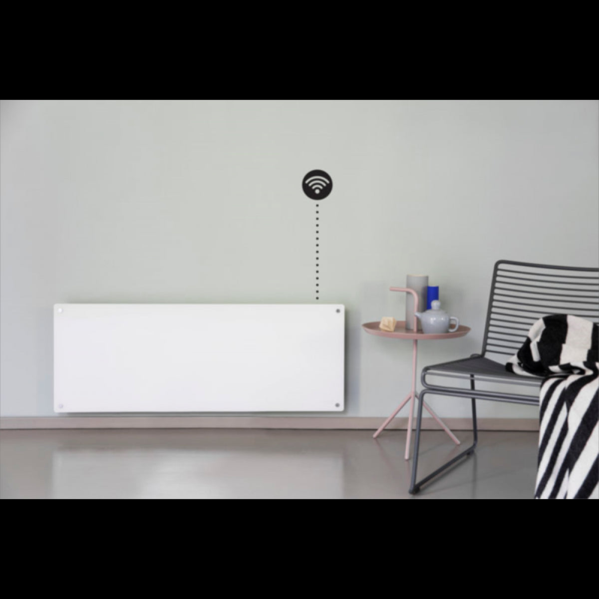 MILL panelni konvekcijski radiator Wi-Fi 1200W steklo GL1200WIFI3