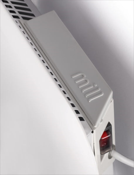 MILL panelni konvekcijski radiator 1200W bel jeklo IB1200DN