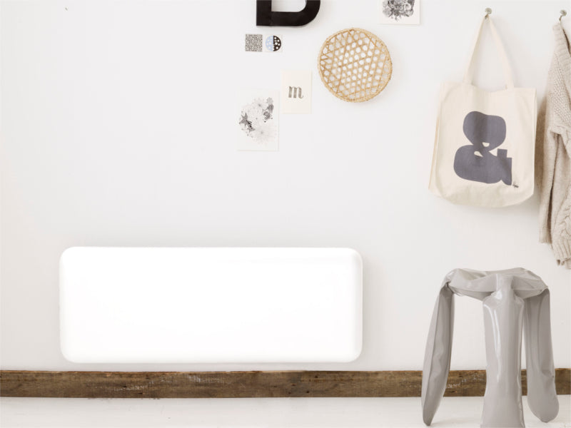 MILL panelni konvekcijski radiator 1200W bel jeklo IB1200DN