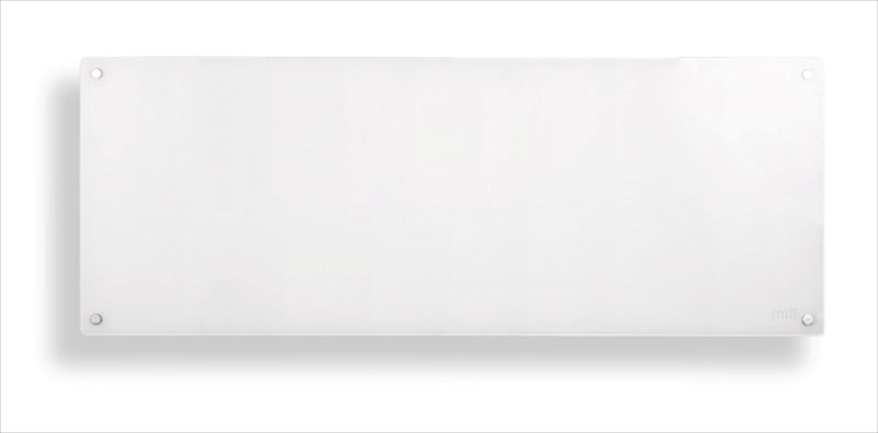 MILL konvekcijski panelni radiator 1200W bel steklo MB1200DN