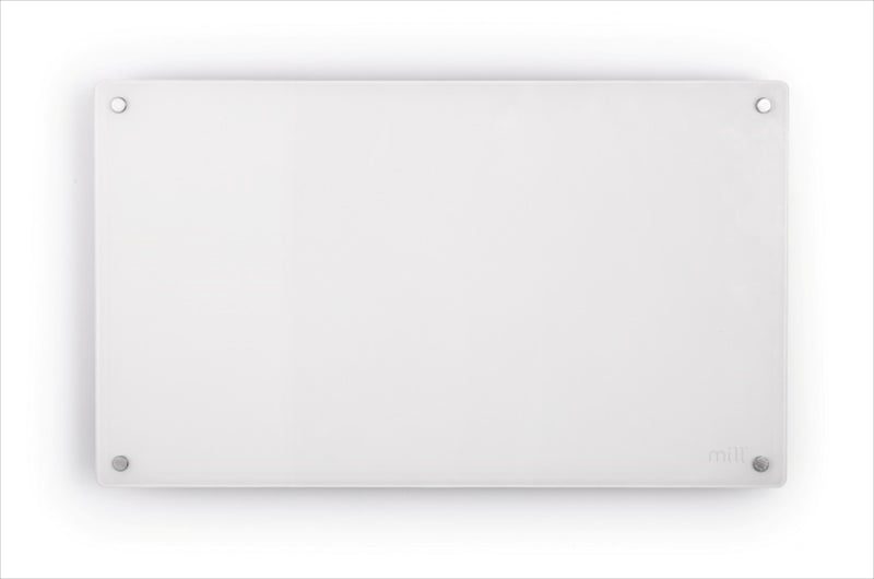 MILL panelni konvekcijski radiator 600W bel steklo X MB600DN