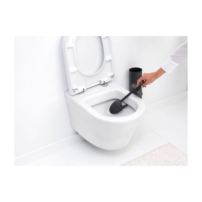 Brabantia MINDSET držalo in ščetka za WC mineral sivo