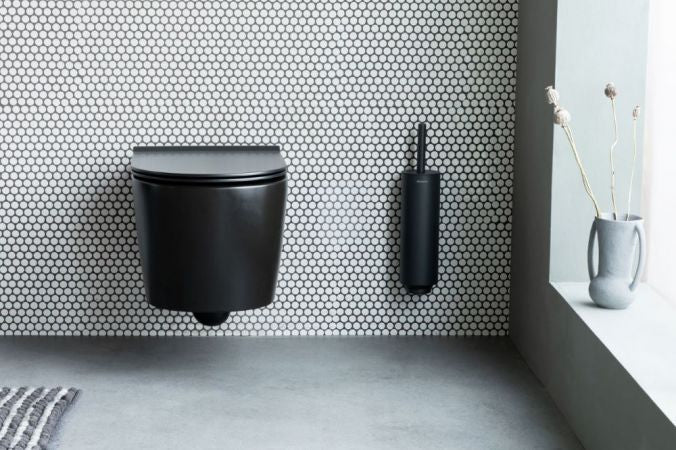 Brabantia MINDSET držalo in ščetka za WC mineral sivo