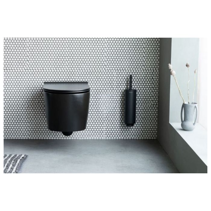 Brabantia MINDSET držalo in ščetka za WC mineral sivo