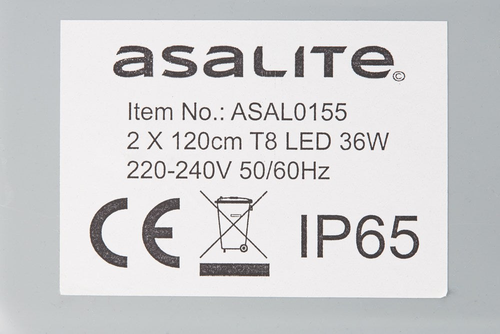 ASALITE ohišje za LED cevi 2x 120cm