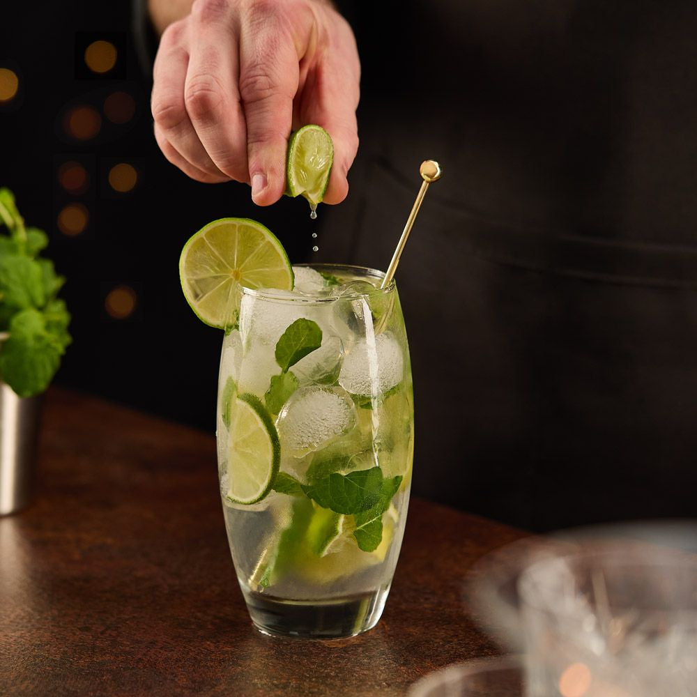 VONSHEF Parisian Green & Gold koktajl set 6 kosov 1000445