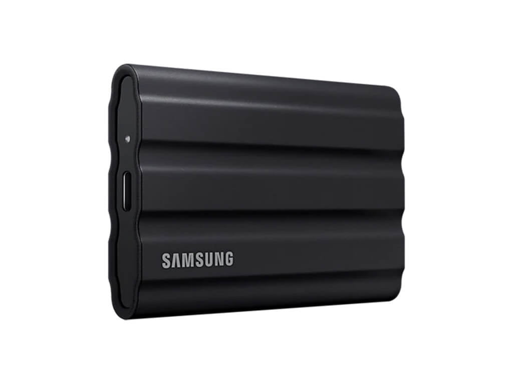 Samsung T7 Zunanji SSD 1TB Type-C USB 3.2 Gen2 NVMe, IP65, Shield, črn