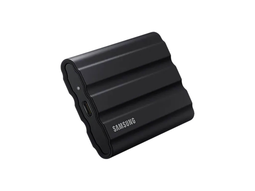 Samsung T7 Zunanji SSD 1TB Type-C USB 3.2 Gen2 NVMe, IP65, Shield, črn