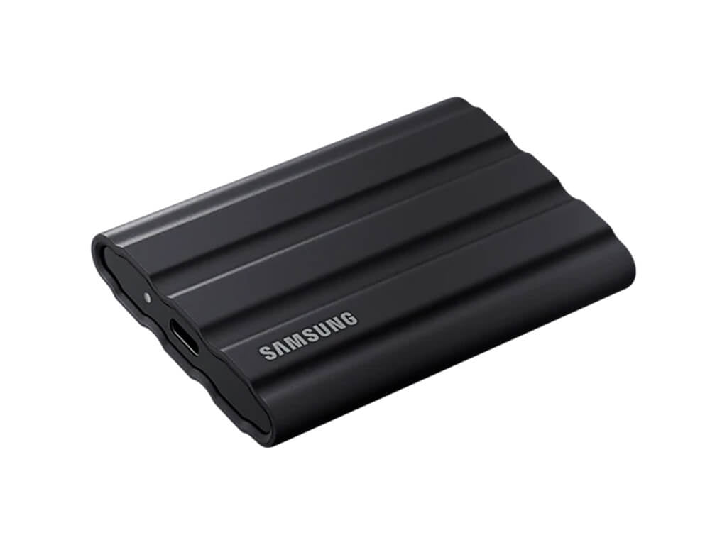 Samsung T7 Zunanji SSD 1TB Type-C USB 3.2 Gen2 NVMe, IP65, Shield, črn