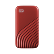WD My Passport SSD 1TB, USB-C 3.2 rdeč