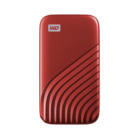 WD My Passport SSD 1TB, USB-C 3.2 rdeč