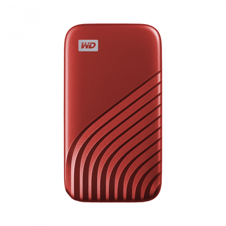 WD My Passport SSD 2TB, USB-C 3.2 rdeč