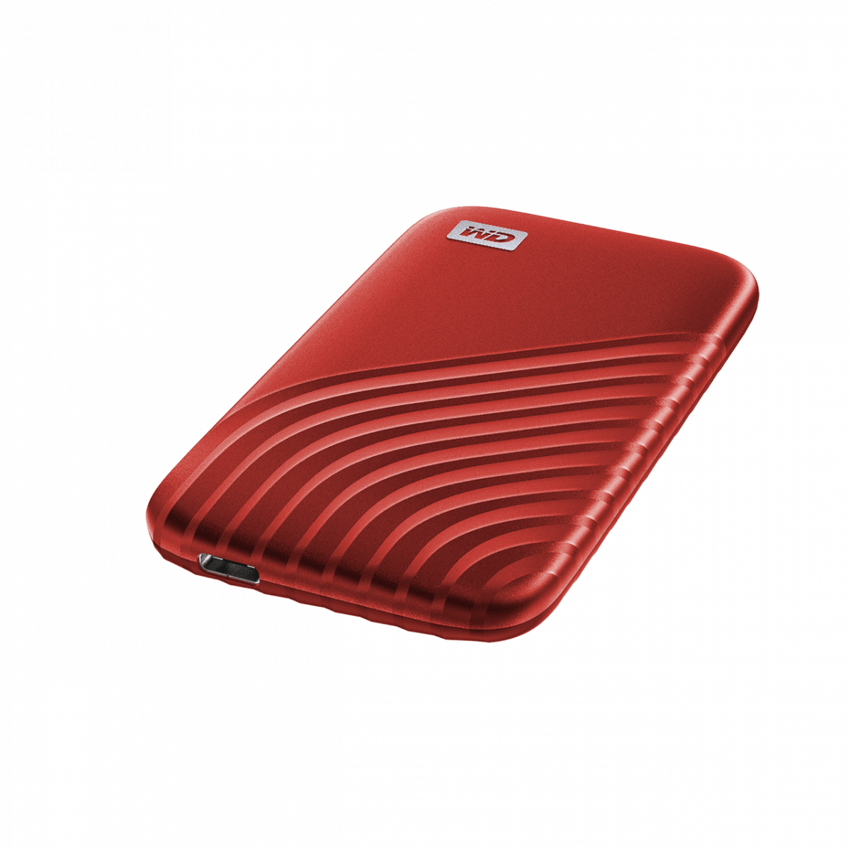 WD My Passport SSD 500GB, USB-C 3.2 rdeč
