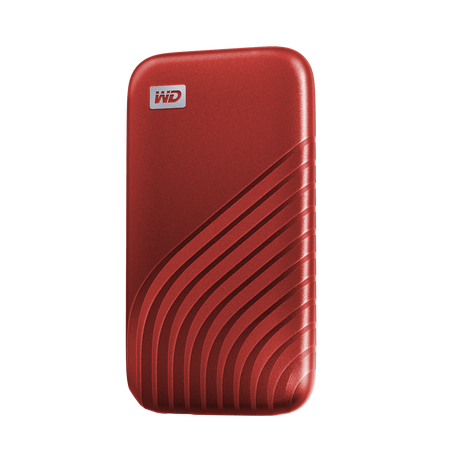 WD My Passport SSD 1TB, USB-C 3.2 rdeč