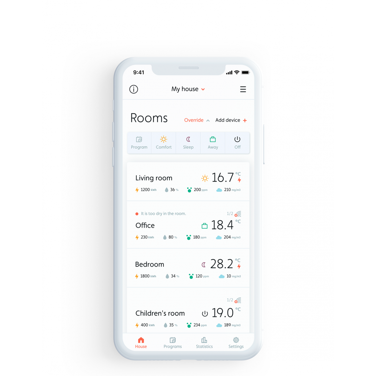 MILL panelni konvekcijski radiator Wi-Fi 1000W steklo GL1000WIFI3