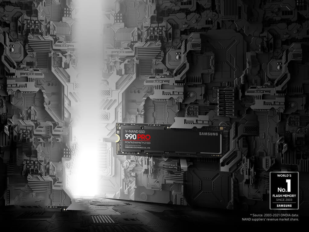Samsung 2TB 990 PRO SSD M.2 80mm PCI-e 4.0 x4 NVMe