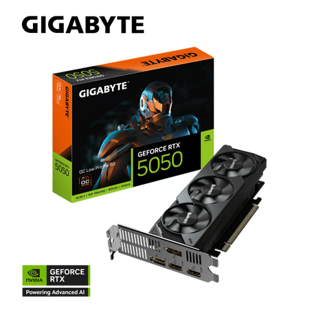 Grafična kartica GIGABYTE GeForce RTX 5050 OC Low Profile 8G, 8GB GDDR6, PCI-E 5.0