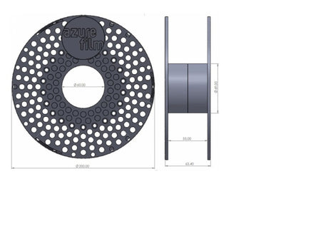 AzureFilm PLA 1,75mm 1000g filament za 3D tiskalnik ROZA