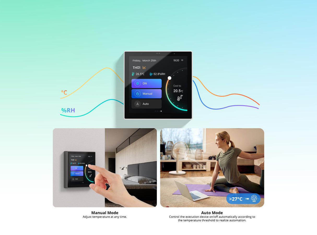 SONOFF centralna nadzorna enota NSPanel86 PRO, črna