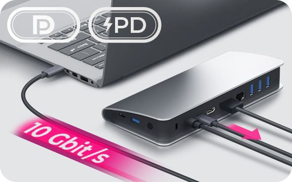 Icybox IB-DK2408-C 11-in-1 USB Type-C DockingStation priklopna postaja za prenosnik s Power Delivery 60W