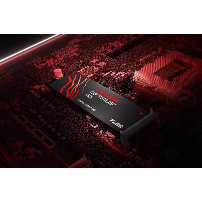 SANDISK 1TB Optimus GX 7100 M.2 2280-S3-M PCIe 4.0 NVMe 2.0 SSD disk