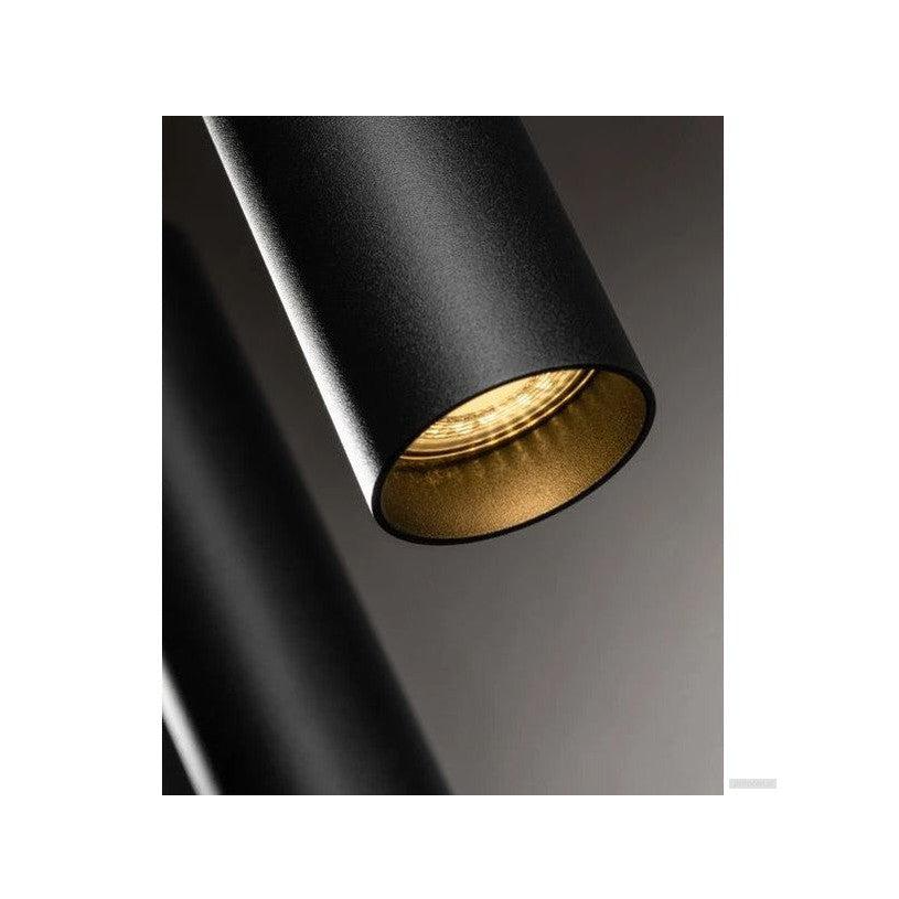 GTV viseča svetilka TRESOS 3xGU10 220V, črna