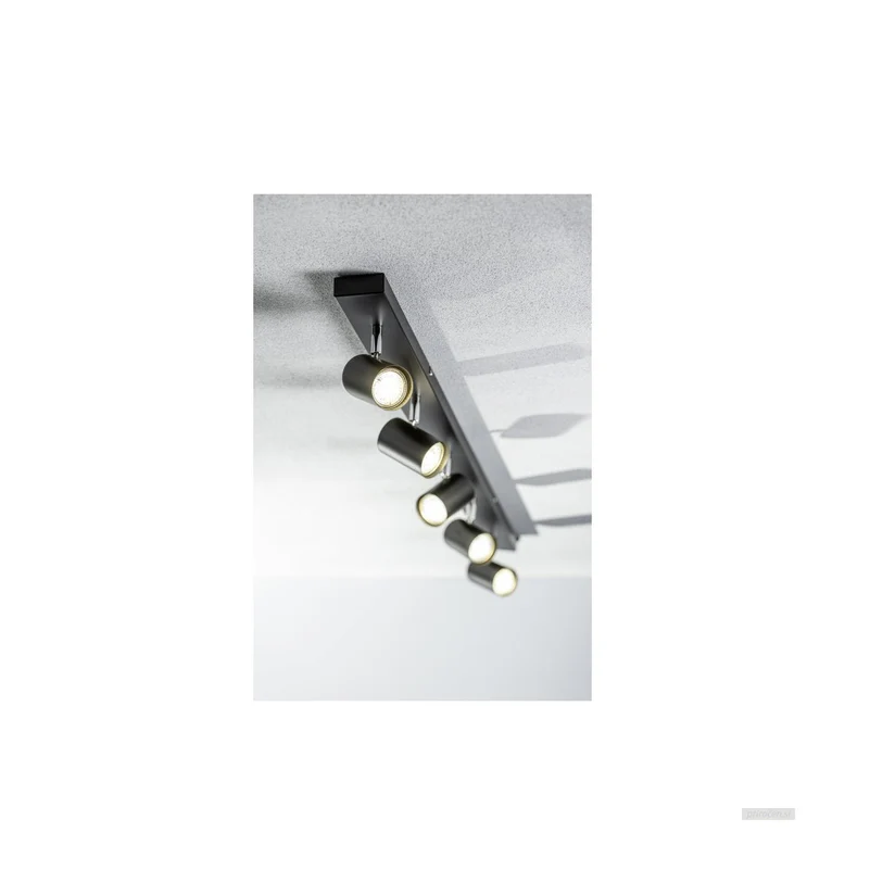 GTV stropna svetilka VENETO 5xGU10 230V IP20, črna