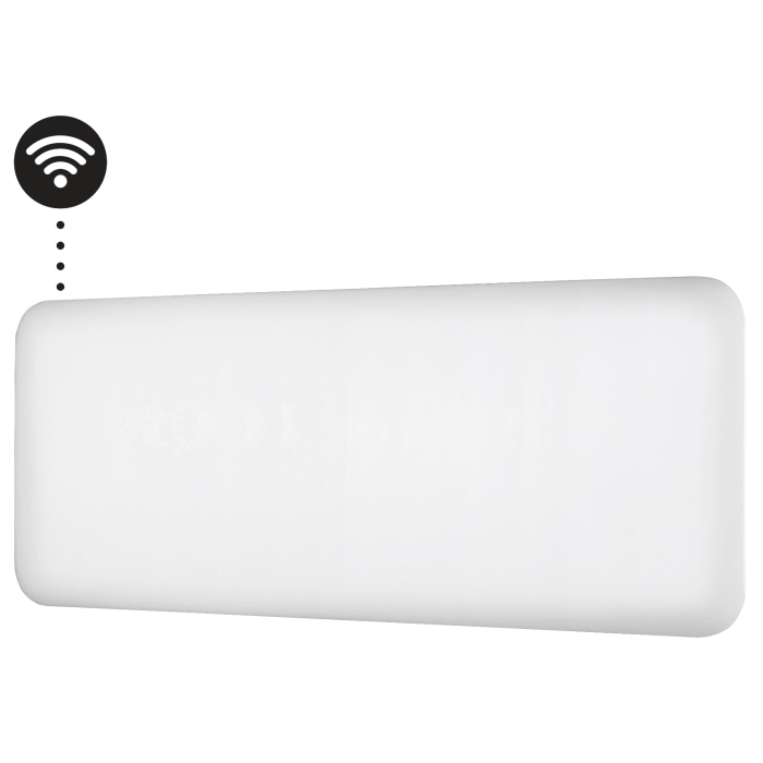 MILL panelni konvekcijski radiator Wi-Fi 2000W bel jeklo PA2000WIFI4