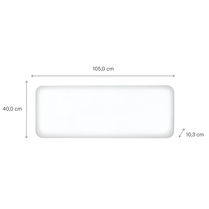 MILL panelni konvekcijski radiator Wi-Fi 2000W bel jeklo PA2000WIFI4