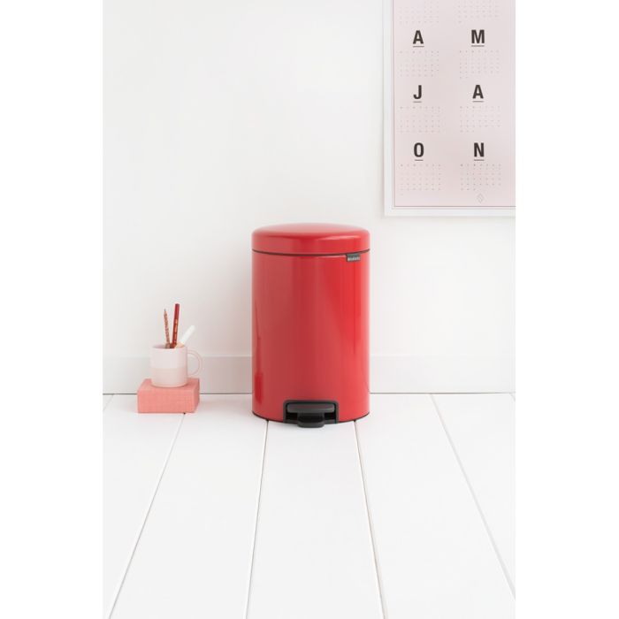 Brabantia koš za smeti 12L rdeč