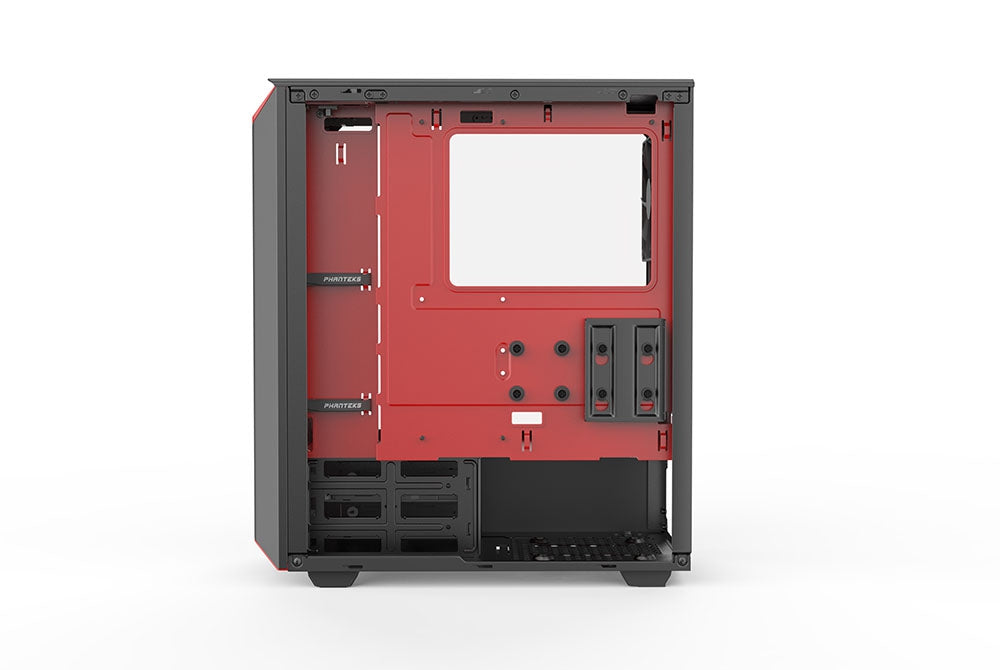 PHANTEKS ECLIPSE P300 TEMPERED GLASS USB3 ATX črno/rdeče ohišje
