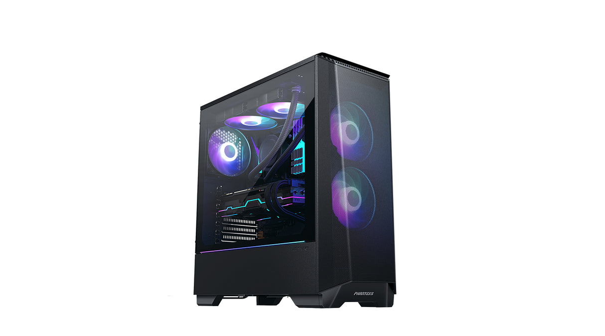 PHANTEKS ECLIPSE P360A TEMPERED GLASS D-RGB LED ATX črno ohišje
