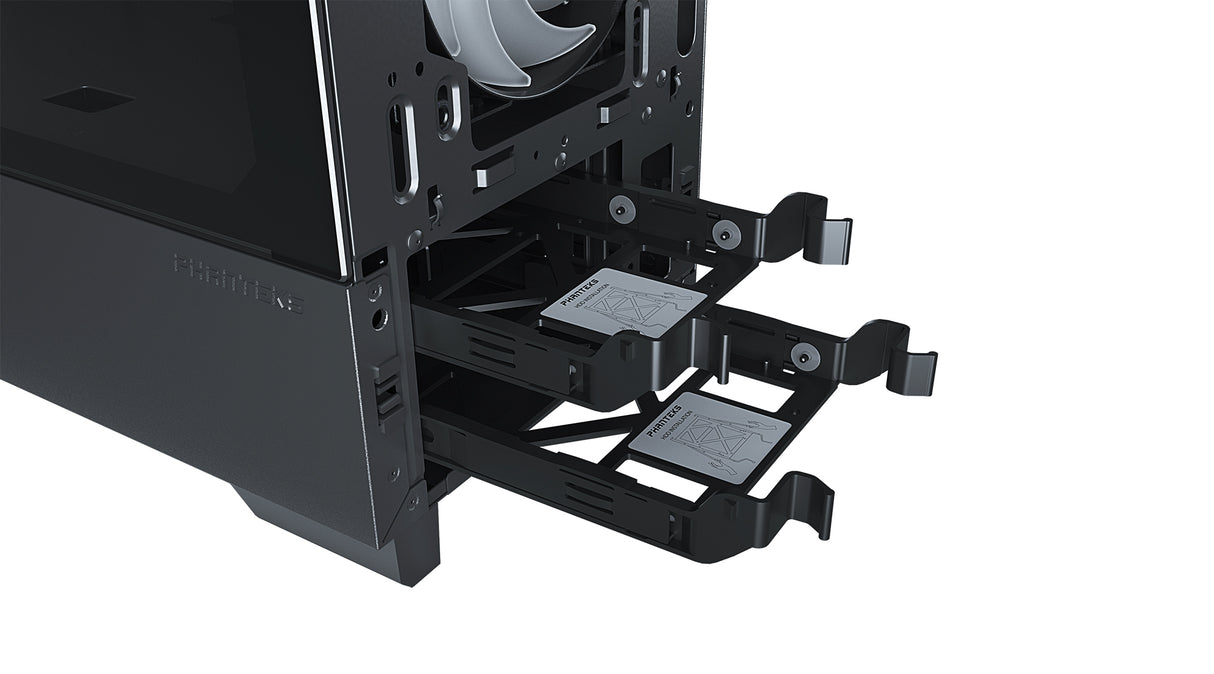 PHANTEKS ECLIPSE P360A TEMPERED GLASS D-RGB LED ATX črno ohišje