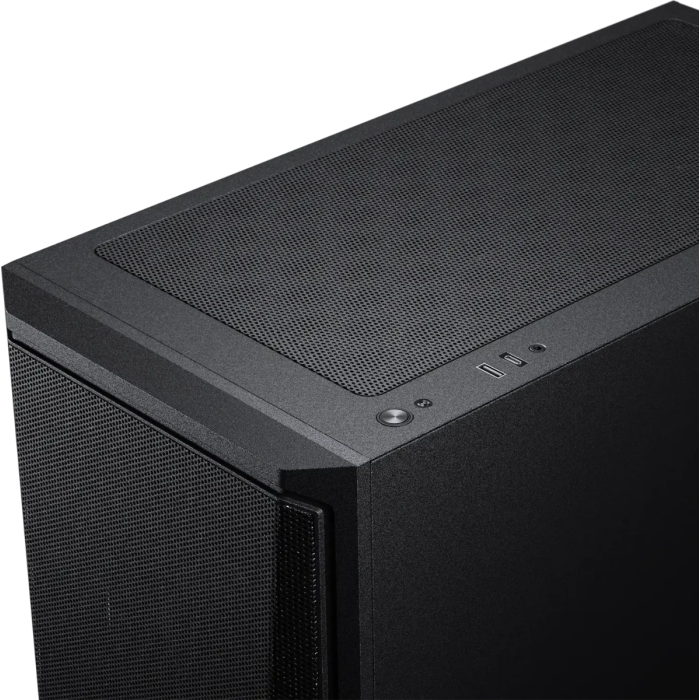 PHANTEKS ECLIPSE G370A TEMPERED GLASS D-RGB LED ATX črno ohišje