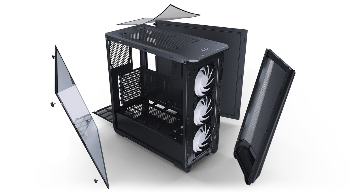 PHANTEKS ECLIPSE P400A USB3 ATX RGB črno ohišje