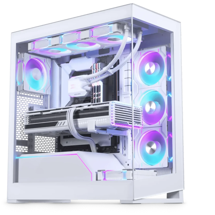 PHANTEKS NV5 MKII TEMPERED GLASS D-RGB E-ATX belo ohišje
