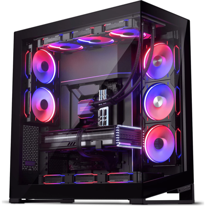 PHANTEKS NV9 MKII TEMPERED GLASS E-ATX D-RGB črno ohišje