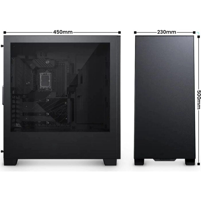 PHANTEKS XT Silent E-ATX črno ohišje