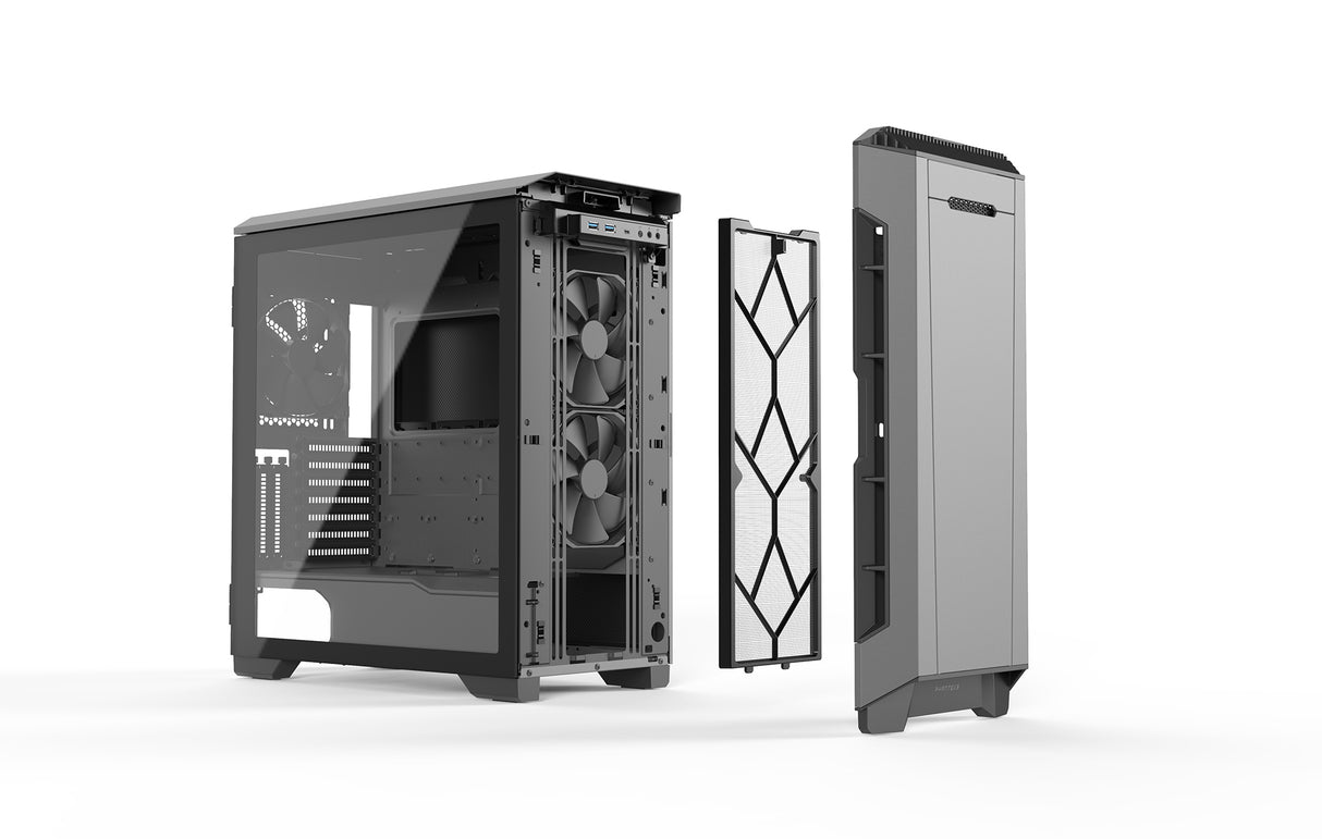 PHANTEKS ECLIPSE P600S Silent TEMPERED GLASS USB3 EATX sivo ohišje