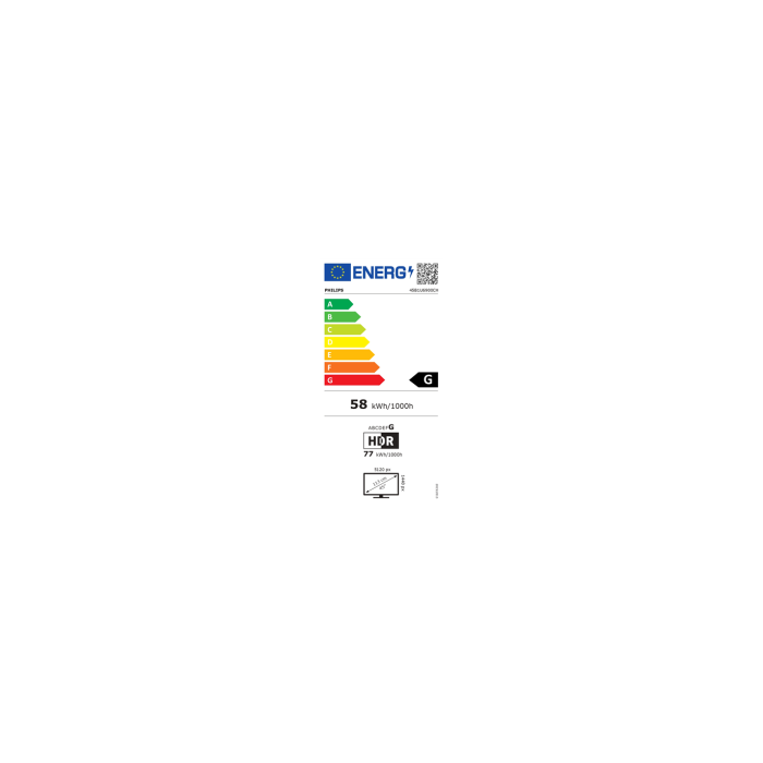 Philips 45B1U6900CH 44,5" VA DQHD 75Hz USB-C PD monitor