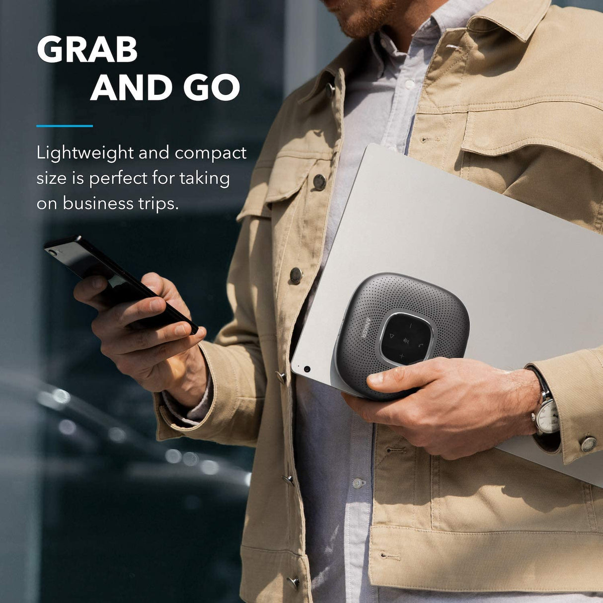 Anker konferenčni zvočnik PowerConf s 6 mikrofoni