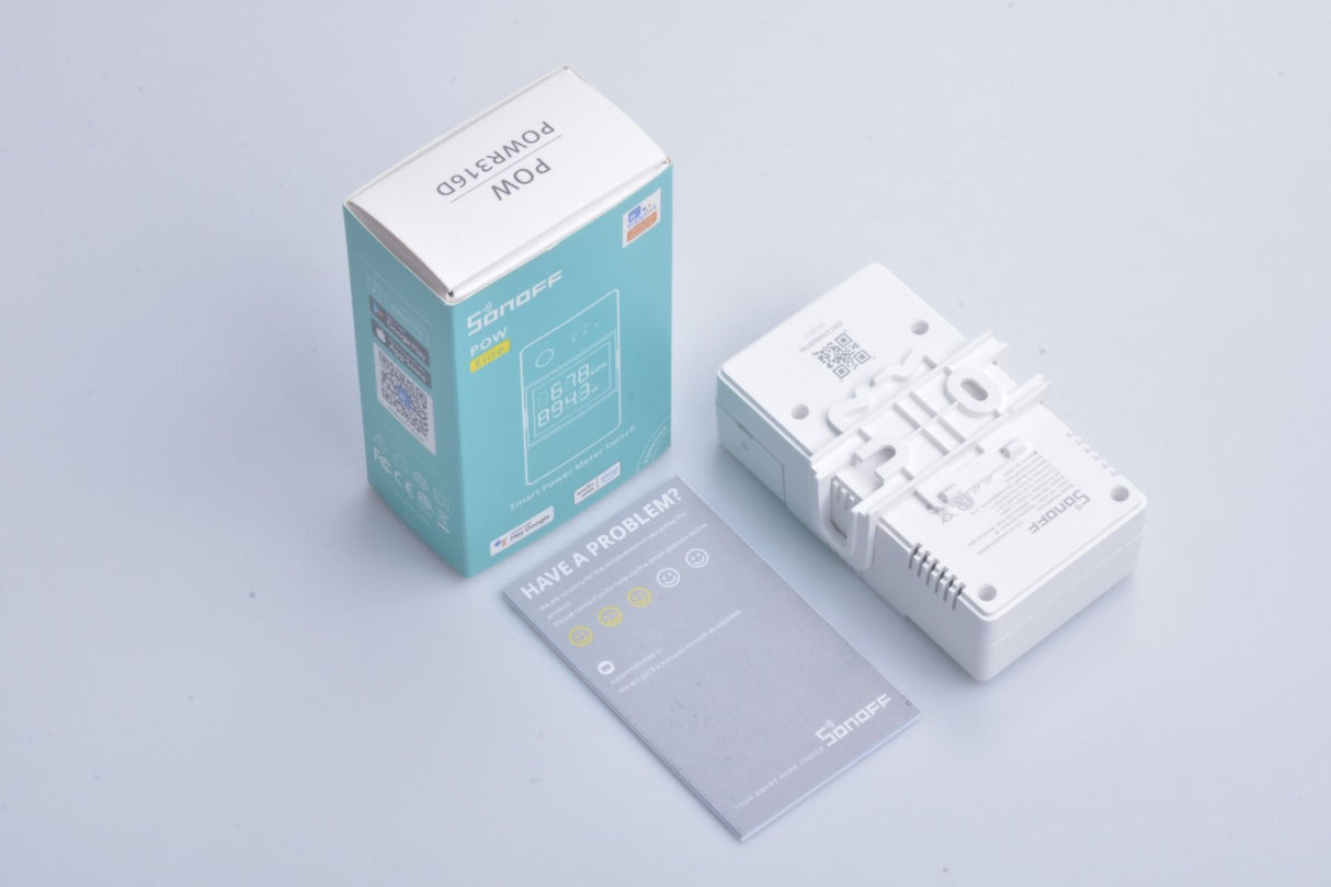 SONOFF POWR316D pametno stikalo, digitalni merilnik porabe z LCD, združljivo z Alexa/Google Home, 16A