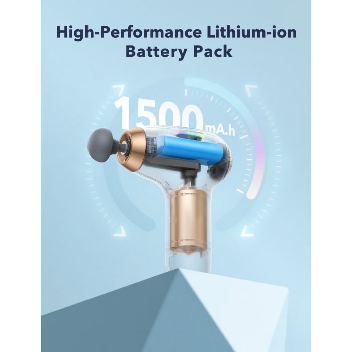 TAOTRONICS Masažna mini pištola siva