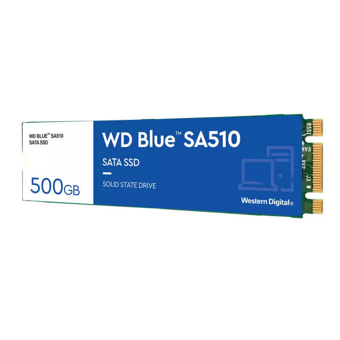 WD 500GB Blue SA510 M.2 2280 SATA 6Gb/s SSD disk